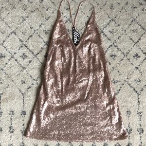 NWT Sequin Motel mini dress